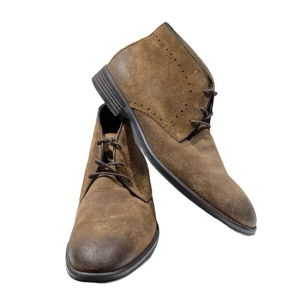 Johnston & Murphy Ankle Boots Brown Suede Sz 9.5 M EUC main image 5